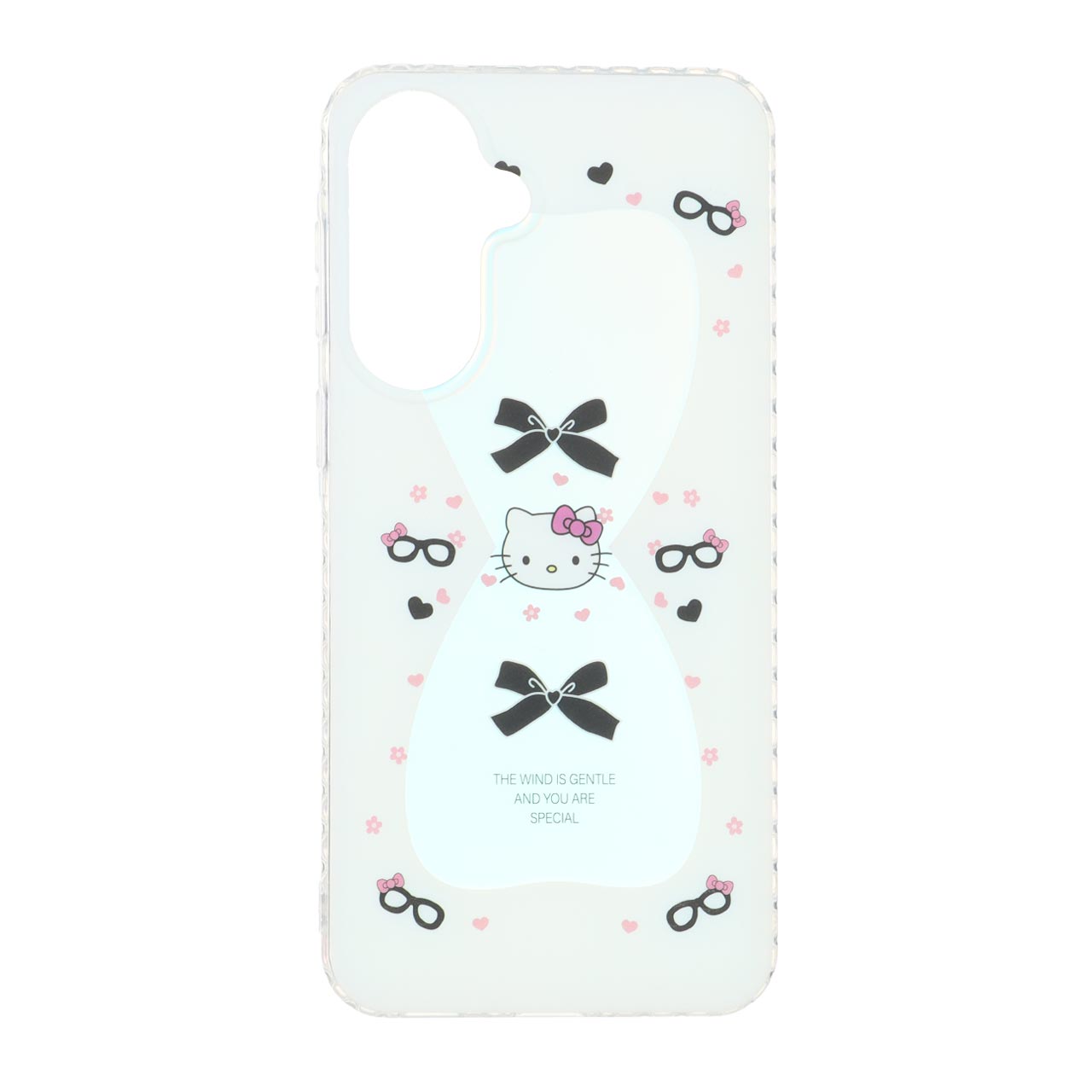 1713736 قاب هولوگرامی Kitty مات دور ژله ای Samsung Galaxy A37 - سفید - تصویر 1