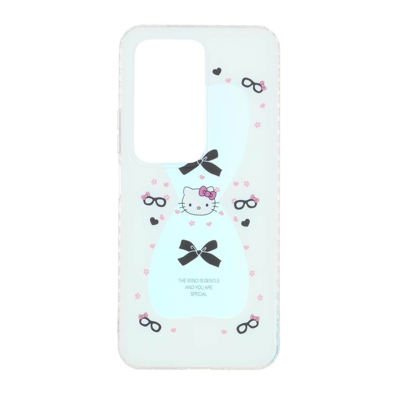 1713796 قاب هولوگرامی Kitty مات دور ژله ای Xiaomi Redmi 15 4G - سفید - تصویر 1