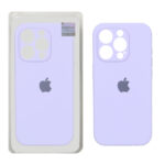قاب سیلیکونی پاک کنی اورجینال Master Quality مدل Apple iPhone 15 Pro - یاسی (پک دار)