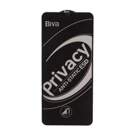 محافظ صفحه نمایش شیشه ای Full Cover Privacy Biva مدل Samsung Galaxy A20s