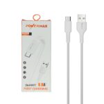 کابل شارژ فست Power Max Type-C مدل PM-002 - سفید