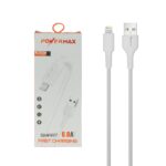 کابل شارژ فست آیفون Power Max مدل PM-002 - سفید