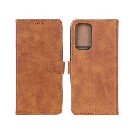 کیف چرمی موبایل مگنتی Xiaomi Redmi Note 10 Pro 4G / Redmi Note 10 Pro Max - عسلی
