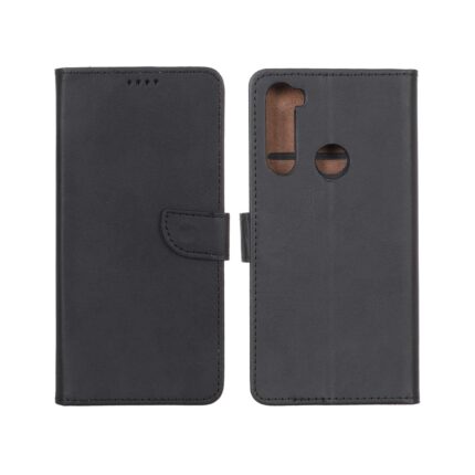 کیف چرمی موبایل مگنتی Xiaomi Redmi Note 8 - مشکی