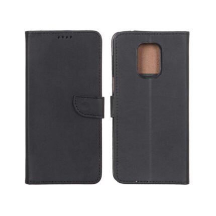 کیف چرمی موبایل مگنتی Xiaomi Redmi Note 9S / Redmi Note 9 Pro / Redmi Note 9 Pro Max - مشکی