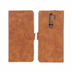 کیف چرمی موبایل مگنتی Xiaomi Redmi Note 8 Pro - عسلی