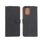 کیف چرمی موبایل مگنتی Xiaomi Redmi 12 / Poco M6 Pro 5G - مشکی