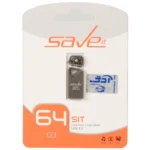 فلش مموری Save it USB3.2 مدل SIT ظرفیت 64GB - خاکستری (گارانتی مادام العمر آی تین)