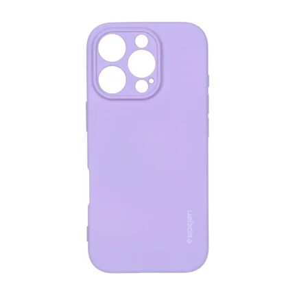 قاب سیلیکونی Spigen محافظ لنزدار Apple iPhone 16 Pro - بنفش روشن