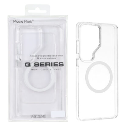قاب اورجینال Magic Mask پشت سخت شفاف MagSafe مدل Samsung Galaxy S26 Ultra (پک دار)