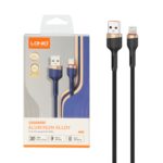 کابل شارژ فست 2 متری آیفون LDNIO مدل LS642 - مشکی (اصلی)