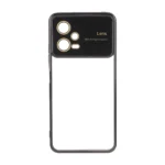 قاب دور رنگی محافظ لنز شیشه ای Xiaomi Redmi Note 12 5G / Poco X5 5G - مشکی