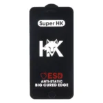 محافظ صفحه نمایش شیشه ای Full Cover ESD Anti Static - Super HK مدل Apple iPhone 6 Plus / iPhone 6S Plus / iPhone 7 Plus / iPhone 8 Plus - مشکی
