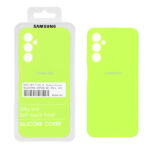 قاب سیلیکونی پاک کنی اورجینال درجه یک Samsung Galaxy A05s / M14 4G / F14 4G - سبز فسفری (پک دار)
