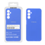 قاب سیلیکونی پاک کنی اورجینال درجه یک Samsung Galaxy A05s / M14 4G / F14 4G - آبی کاربنی (پک دار)