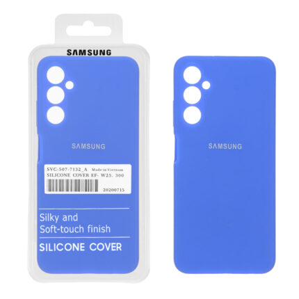 قاب سیلیکونی پاک کنی اورجینال درجه یک Samsung Galaxy A05s / M14 4G / F14 4G - آبی کاربنی (پک دار)
