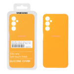 قاب سیلیکونی پاک کنی اورجینال درجه یک Samsung Galaxy A05s / M14 4G / F14 4G - نارنجی فانتزی (پک دار)