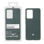 قاب سیلیکونی پاک کنی اورجینال درجه یک Xiaomi Mi 13 Lite - سبز تیره (پک دار)