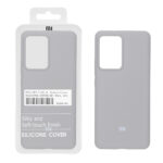 قاب سیلیکونی پاک کنی اورجینال درجه یک Xiaomi Mi 13 Lite - طوسی (پک دار)
