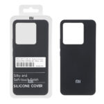 قاب سیلیکونی پاک کنی اورجینال درجه یک Xiaomi Redmi Note 13 Pro 5G / Poco X6 5G - مشکی (پک دار)