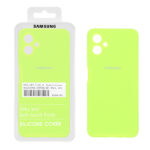 قاب سیلیکونی پاک کنی اورجینال درجه یک Samsung Galaxy A06 - سبز فسفری (پک دار)