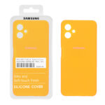 قاب سیلیکونی پاک کنی اورجینال درجه یک Samsung Galaxy A06 - نارنجی فانتزی (پک دار)