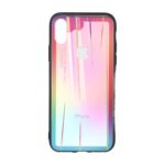 قاب شفاف رنگین کمانی Apple iPhone X / iPhone XS - طرح 1