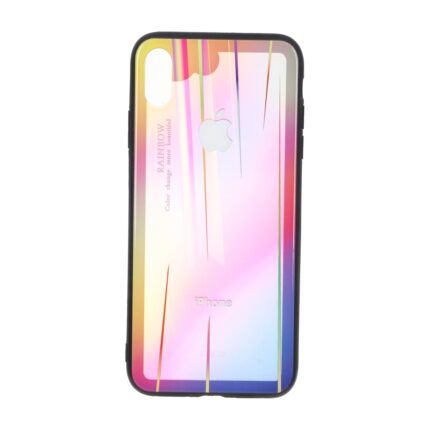 قاب شفاف رنگین کمانی Apple iPhone X Max / iPhone XS Max - طرح 40