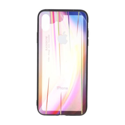 قاب شفاف رنگین کمانی Apple iPhone X Max / iPhone XS Max - طرح 41