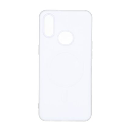 قاب دو لایه مات طرح مگ سیف Samsung Galaxy A10s - سفید