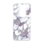 قاب اطلسی دور ژله ای طرح پر Xiaomi Redmi Note 8 Pro - کد 351