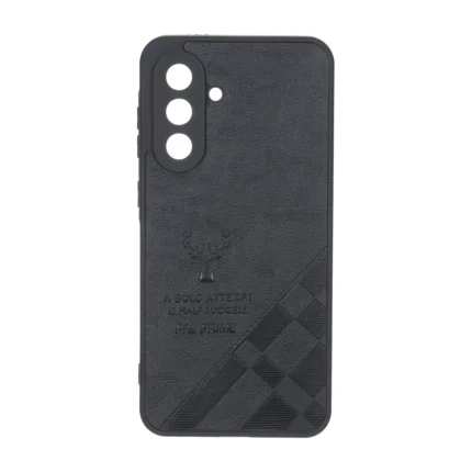 قاب طرح چرم گوزنی Pal Prime مدل Samsung Galaxy A56 / A36 - مشکی