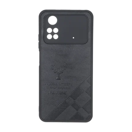 قاب طرح چرم گوزنی Pal Prime مدل Xiaomi Poco M4 Pro 4G - مشکی