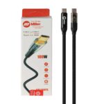 کابل شارژ PD و فست Miller Type-C To Type-C مدل CA-2026 100W - مشکی (گارانتی پارتیان پایا)
