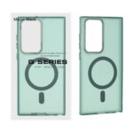 قاب Focus Pixels لنز آلومینیومی مات Magsafe مدل Samsung Galaxy S23 Ultra - سبز (پک دار)