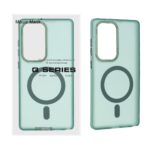 قاب Focus Pixels لنز آلومینیومی مات Magsafe مدل Samsung Galaxy S25 Ultra - سبز (پک دار)