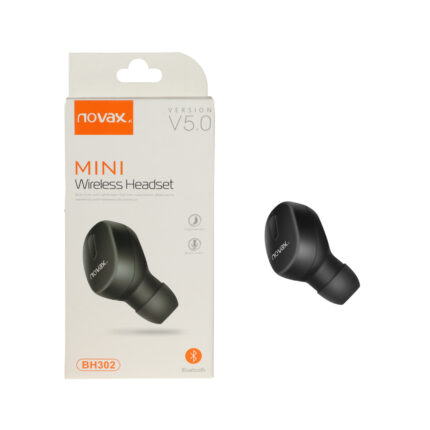 ایرفون بی سیم تک گوش Novax مدل BH302 - مشکی - YSP