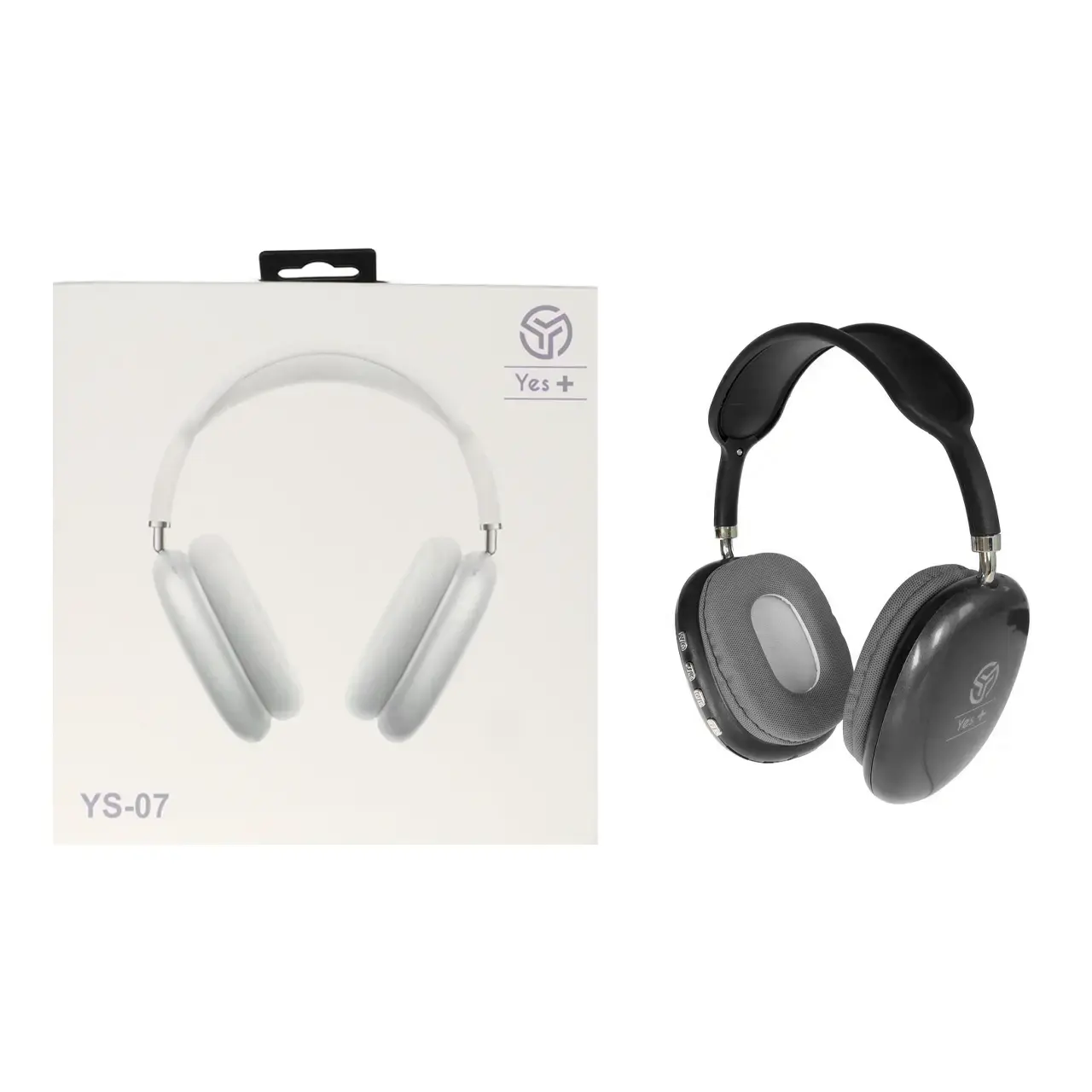 1733966 هدفون بی سیم YesPlus مدل YS-07 - مشکی - YSP (پک ضعیف) - تصویر 1