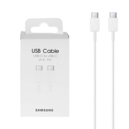 کابل شارژ سوپر فست و Samsung Type-C to Type-C PD مدل EP-DN975 - سفید - kZN (گارانتی شش ماهه Kezen)