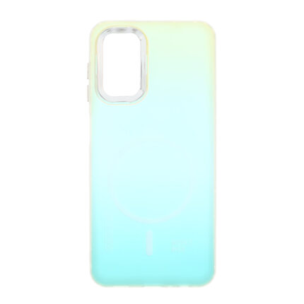 قاب هولوگرامی Trend Seaies طرح مگ سیف دو رنگ لنز کروم Samsung Galaxy A13 4G / A13 5G / A04s / M13 4G / M23 / F13 - زرد سبز - MPS