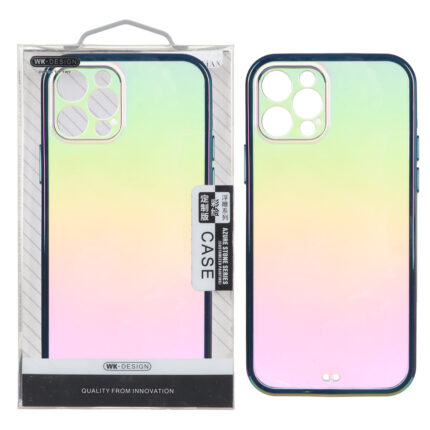 قاب هفت رنگ دور رنگی محافظ لنزدار Apple iPhone 12 Pro - سرمه ای (پک دار)