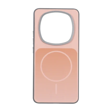 قاب مستطیلی طرح مگ سیف لنز کربن Xiaomi Redmi 15 4G - گلبهی