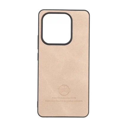قاب HandMade جیر طرح پارچه ای Xiaomi Redmi Note 14 4G - نسکافه ای