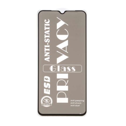 محافظ صفحه نمایش شیشه ای Samsung A14 / M14 / F14 / A22 5G - Full Cover Privacy - مشکی