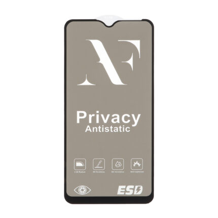 محافظ صفحه نمایش شیشه ای Samsung A10 / A10S / M10 / M20 / M01S - Full Cover Privacy - مشکی