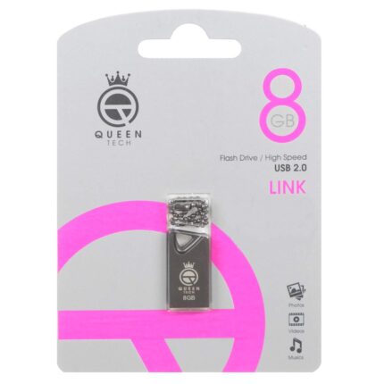 Queen LINK USB2.0 Flash Memory-8GB (گارانتی مادام العمر شرکت آی تین)