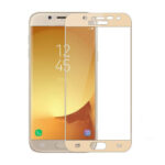 محافظ صفحه نمایش شیشه ای Samsung J4 2018 - Full Cover - طلایی (بدون پک)