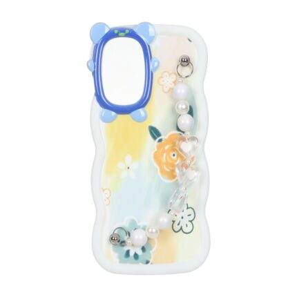 قاب کنگره ای دستبند مرواریدی Samsung Galaxy S21 FE - طرح 186