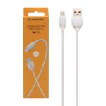 کابل شارژ آیفون Borofone مدل BX19-سفید (گارانتی شش ماهه نیکان همراه)