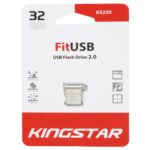 KingStar Fit KS230 USB2.0 Flash Memory-32GB (گارانتی متین) - نقره ای